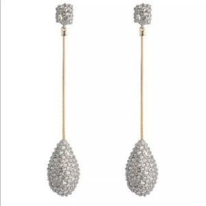 Alexis Bittar Silver and Gold Drop Earrings
